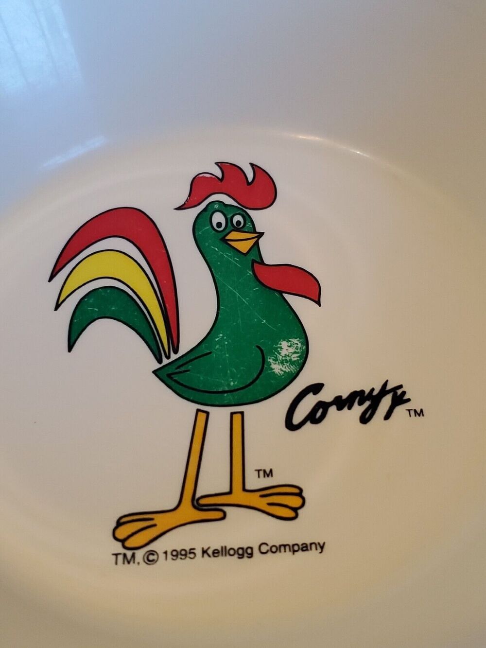 Vintage Kellogg's Corn Flakes Cereal Bowl Vintage  Corny 1995 - Picture 5 of 13